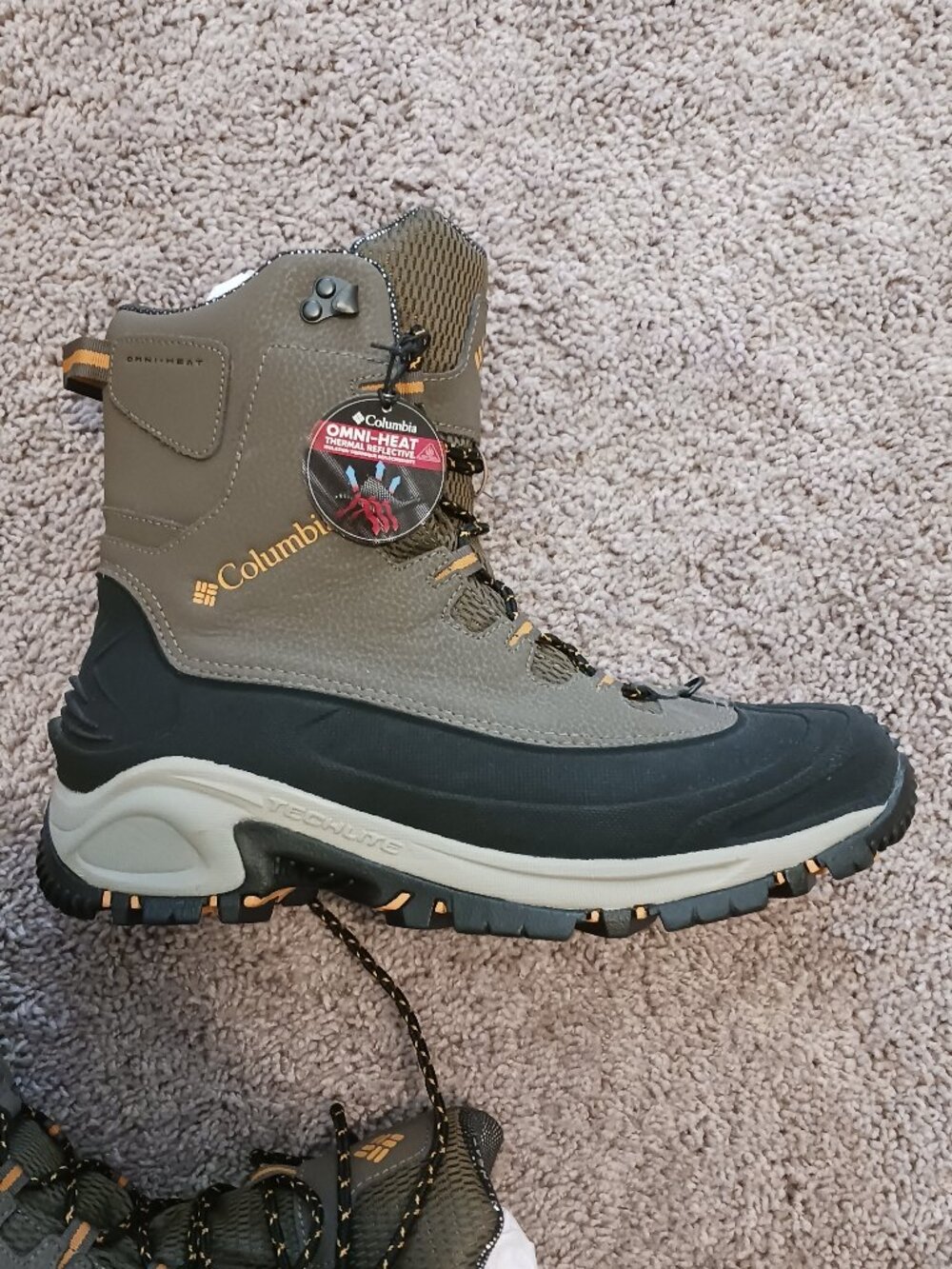Columbia omni heat thermal boots size 11